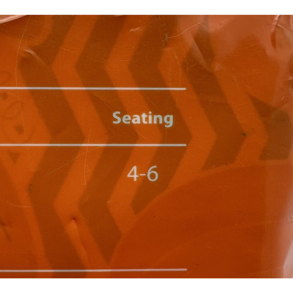 Vinyl Tablecloth 52" x 70" Rectangle Orange Teal Pumpkins Leaves Acorns - Picture 4 of 8